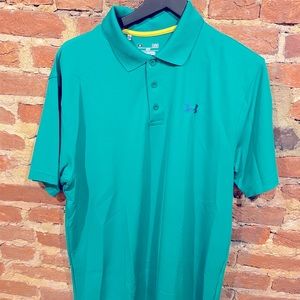 Masters Green Under Armour Heat Gear Polo